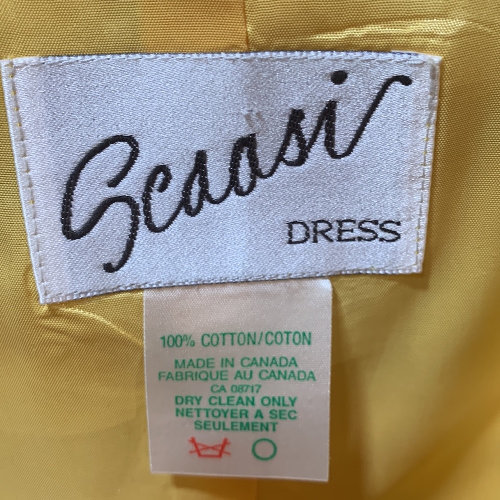 Vintage Scaasi Yellow/black Blazer - Picture 2 of 4